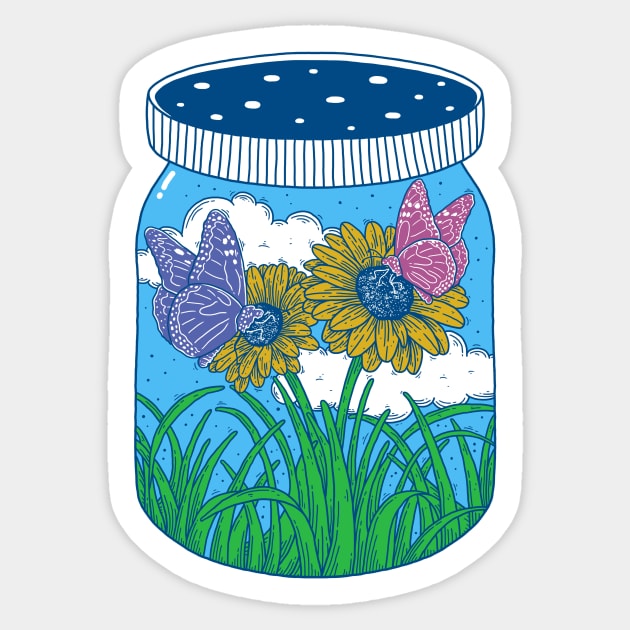 Little Jar Of Happiness Sticker by prawidana